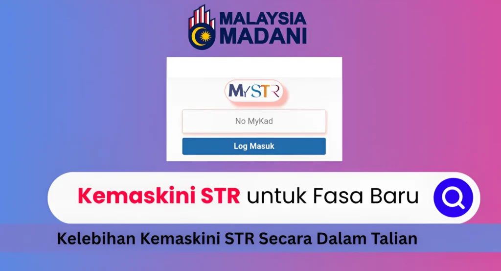 Kelebihan Kemaskini STR Secara Dalam Talian
