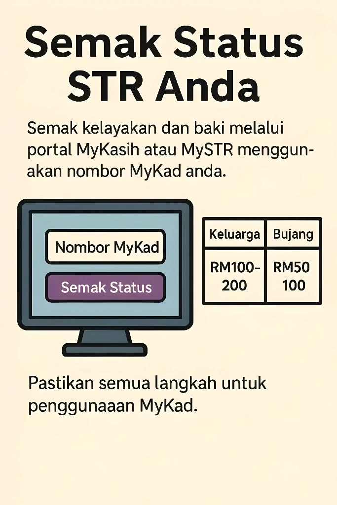  Semakan Status Kelayakan STR 2025