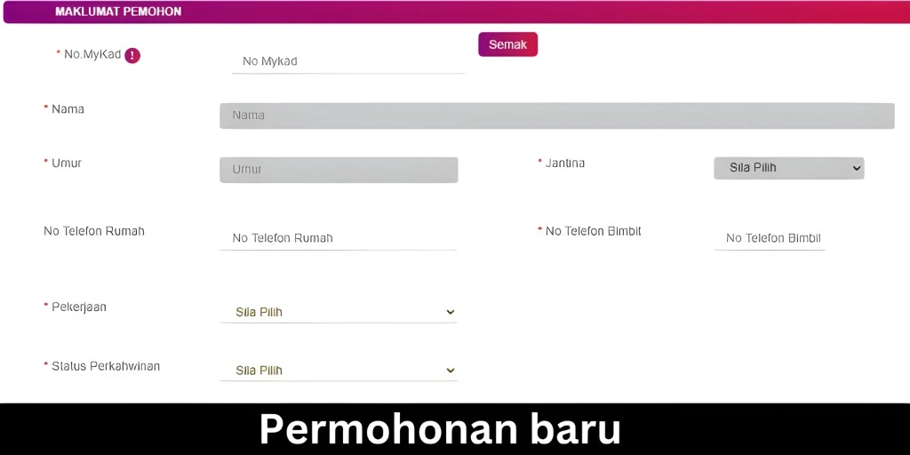 Permohonan Baharu