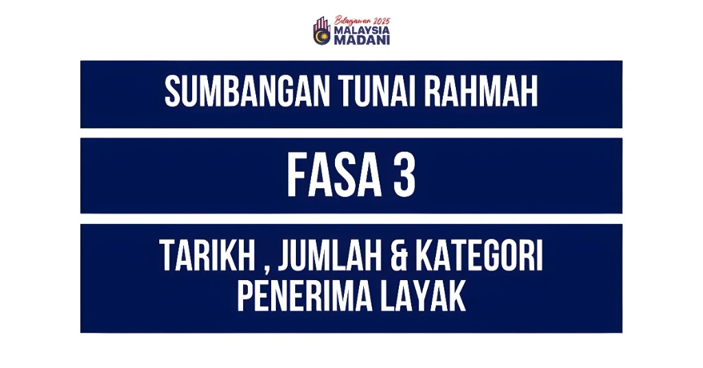 TARIKH PENTING UNTUK STR FASA 3