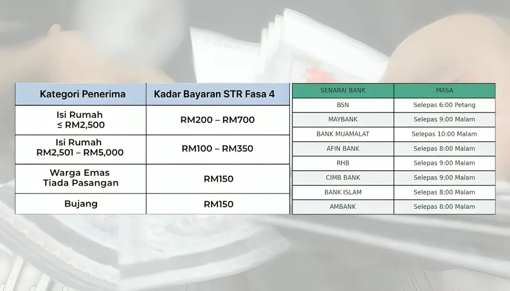 Kenapa Pembayaran STR Berbeza Mengikut Fasa dan Kategori?