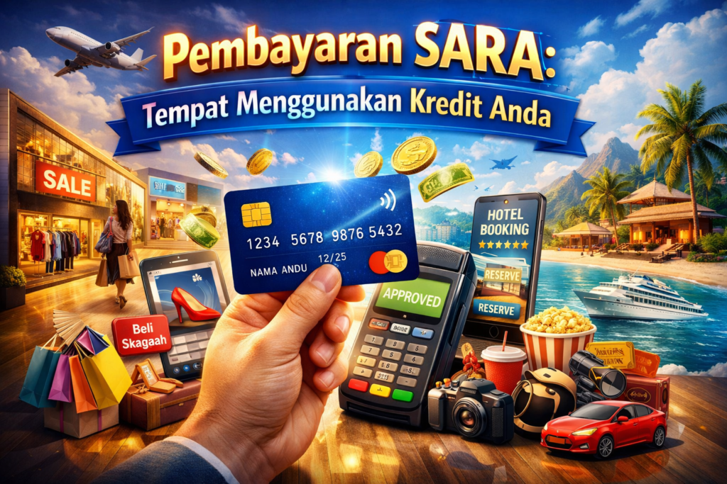 Pembayaran SARA: Tempat Menggunakan Kredit Anda