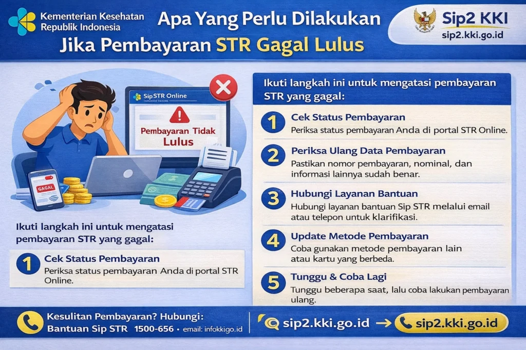 Apa Yang Perlu Dilakukan Jika Pembayaran STR Gagal Lulus