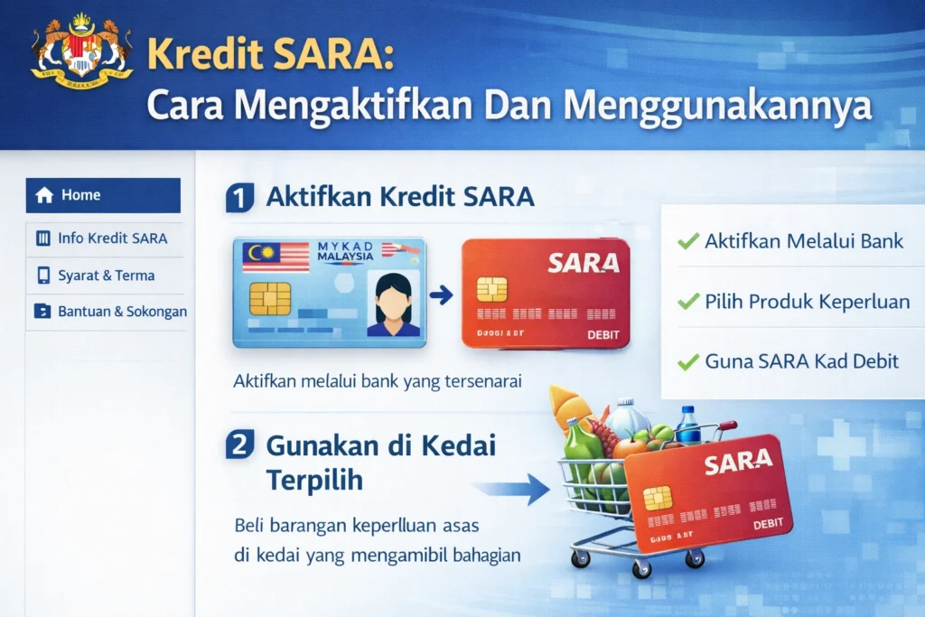 Kredit SARA: Cara Mengaktifkan Dan Menggunakannya
