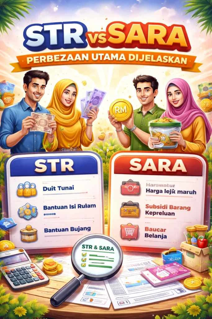 STR vs SARA: Perbezaan Utama Dijelaskan