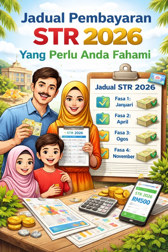 Jadual Pembayaran STR 2026 Yang Perlu Anda Fahami